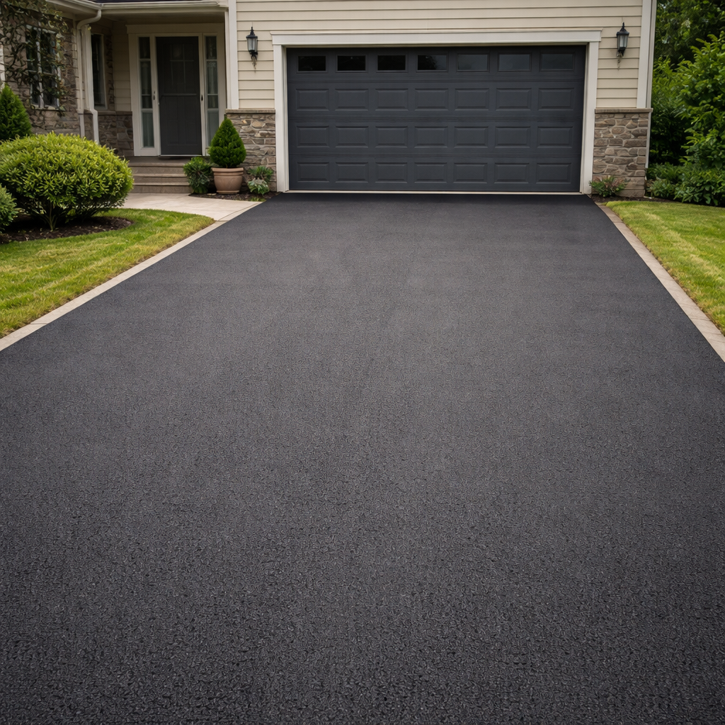 After — completed asphalt project by Legacy Paving Co.