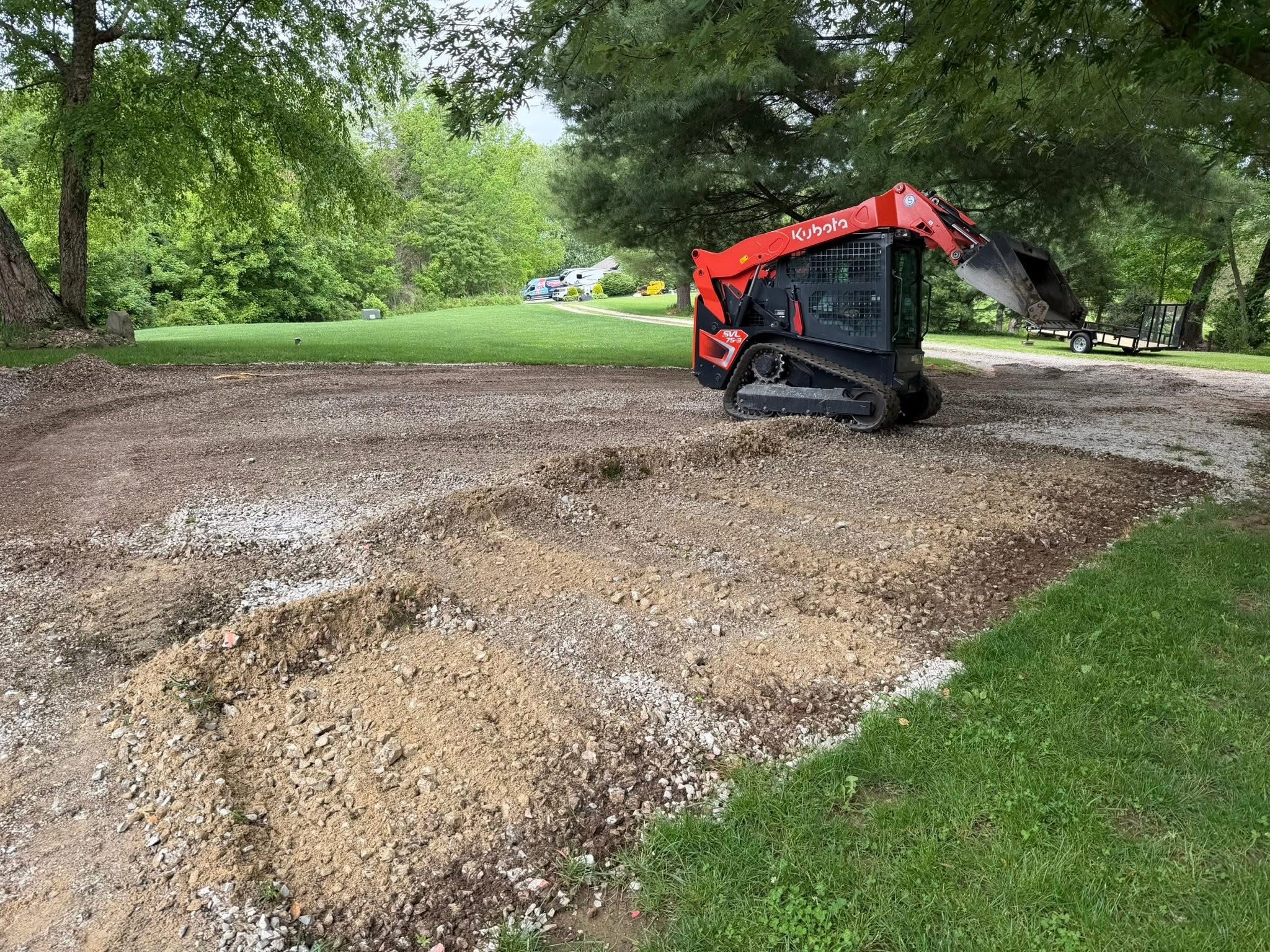 Commercial asphalt paving project in the greater St. Louis metro