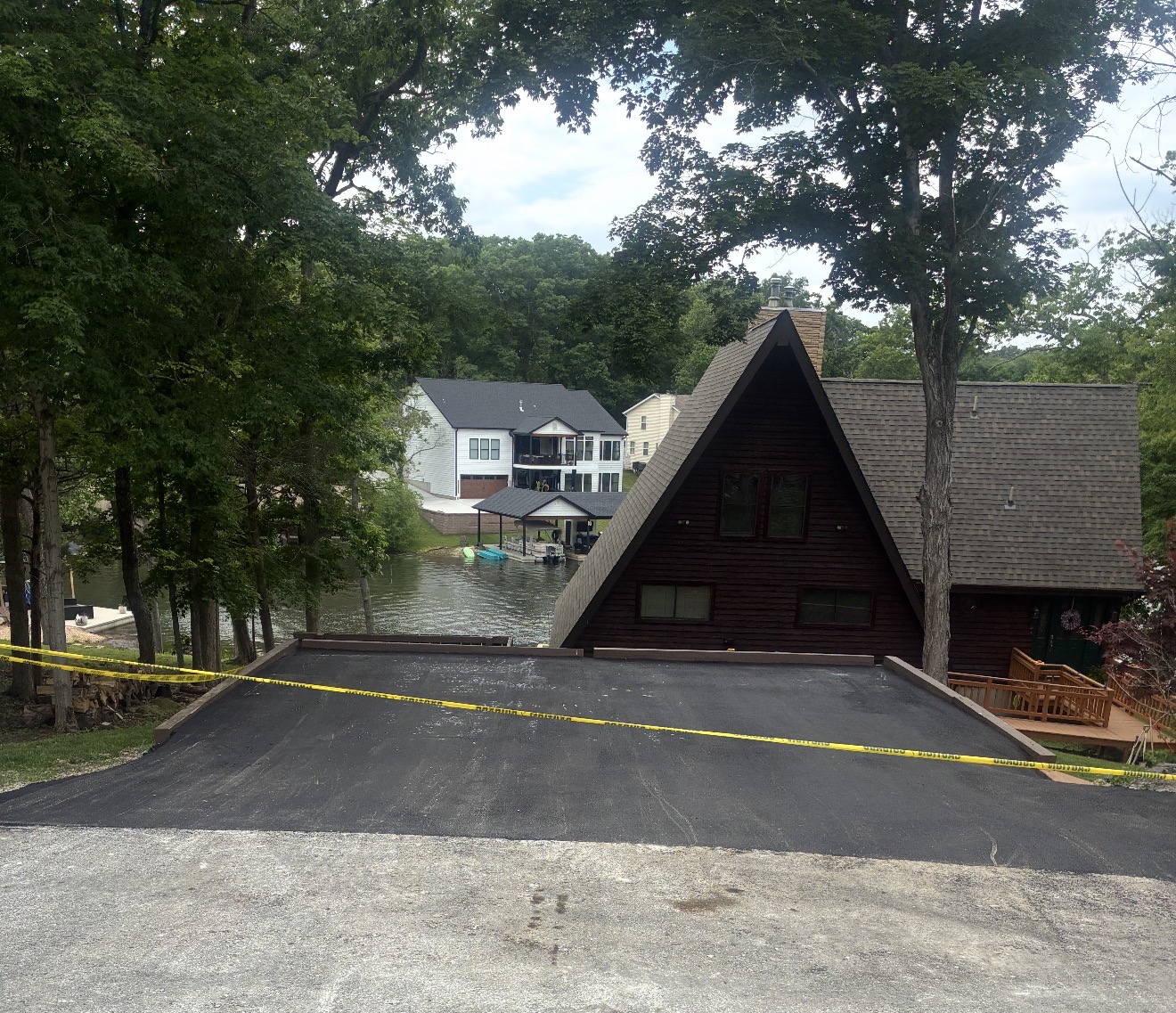 After — smooth new asphalt surface paved by Legacy Paving Co. in the St. Louis area