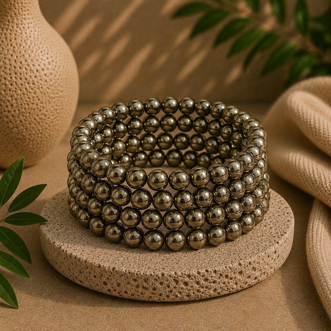 Pyrite bracelet