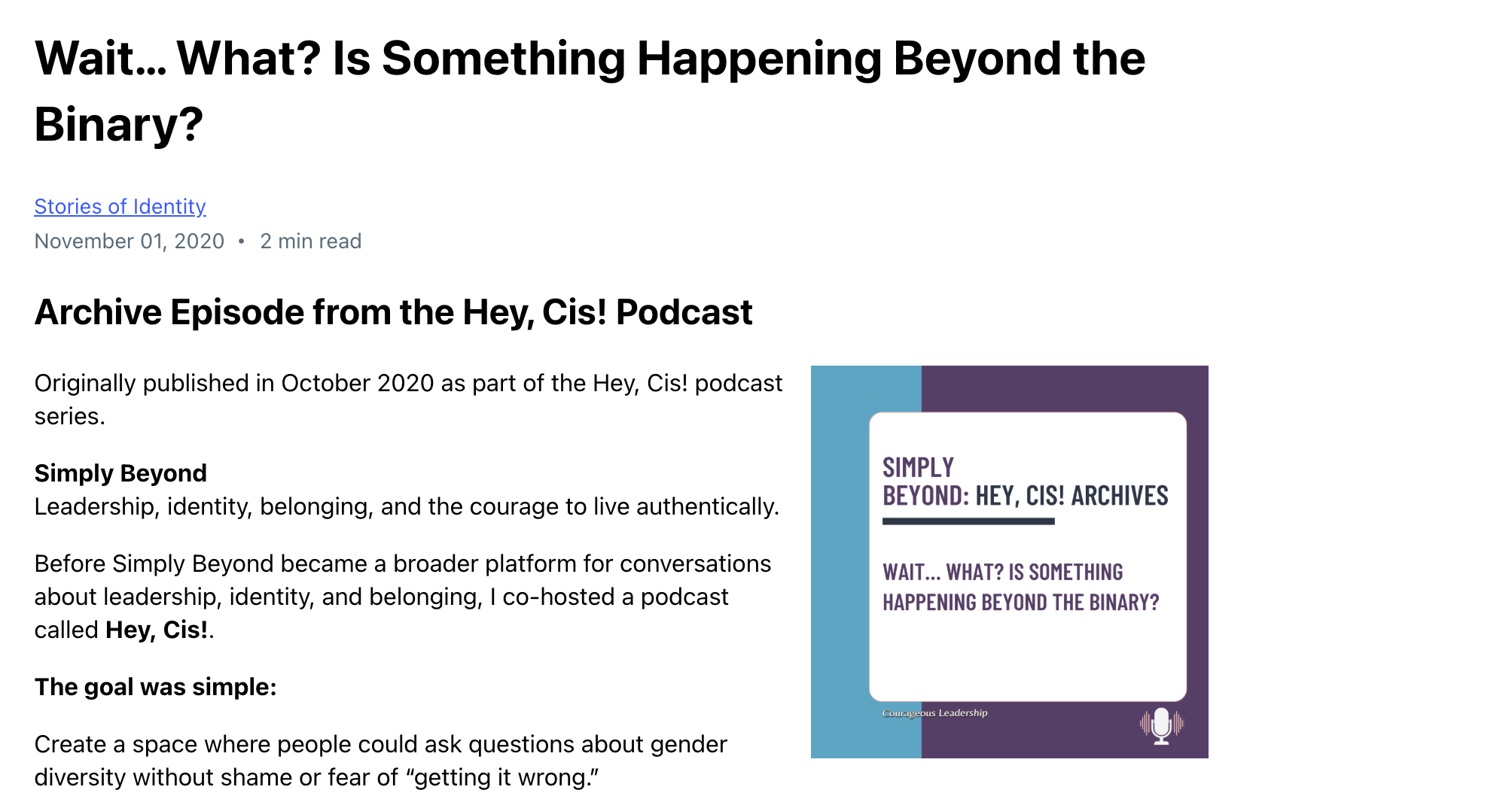 Simply Beyond Blog Wait What? Is Something Happening Beyond The Binary?