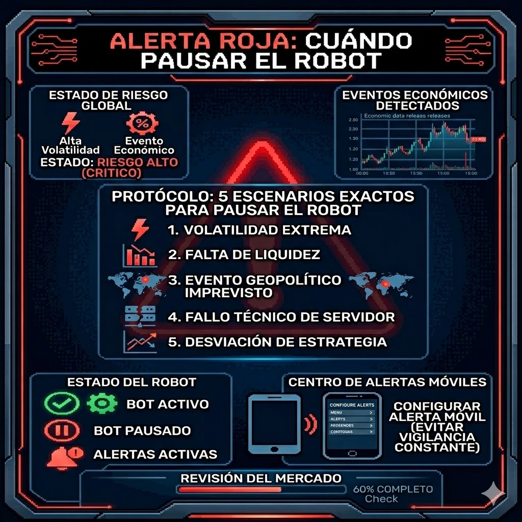 Alerta Roja: Cuándo Pausar el Robot