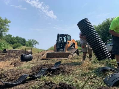 Land clearing in Huntington County