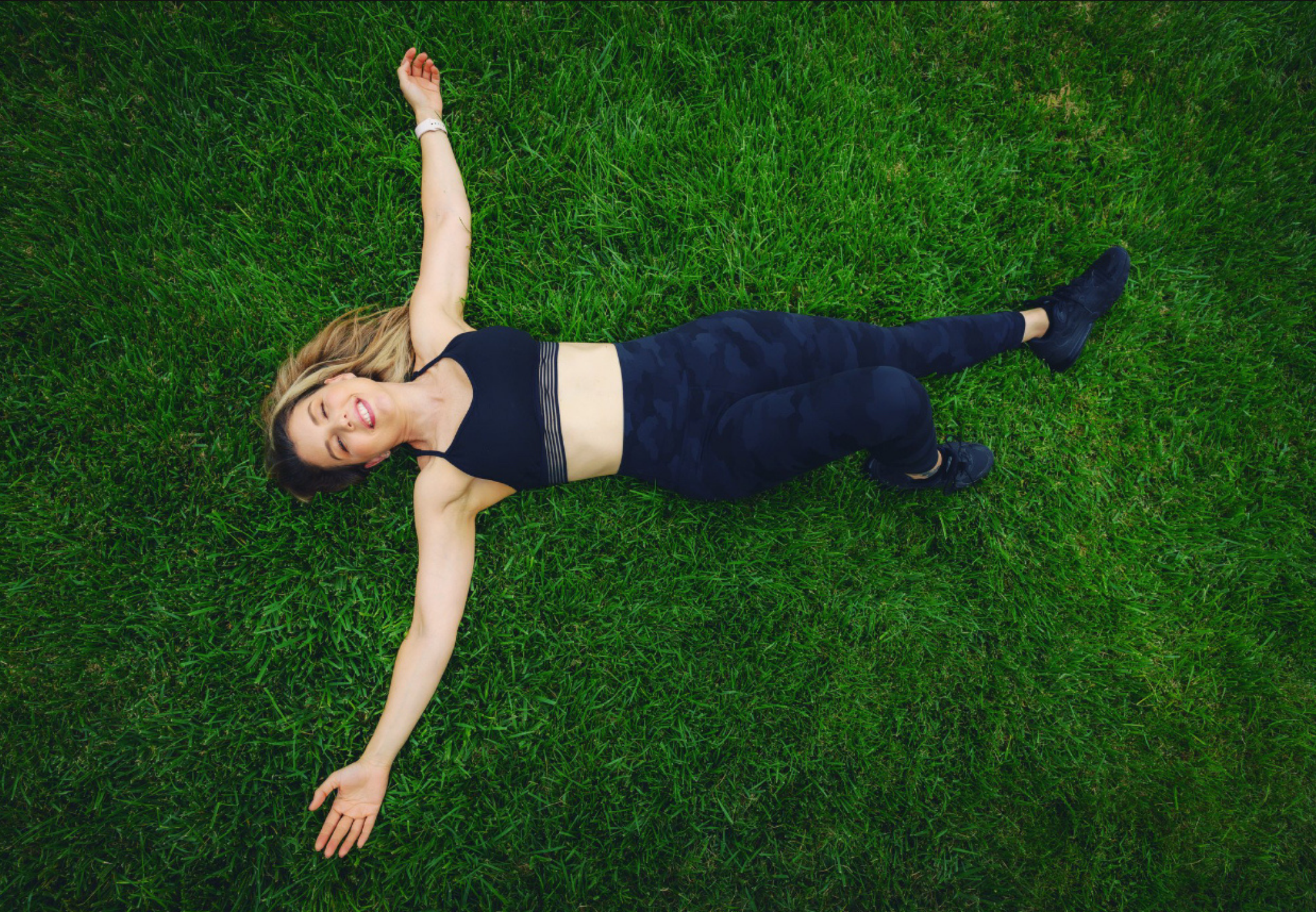 Woman building a daily routine