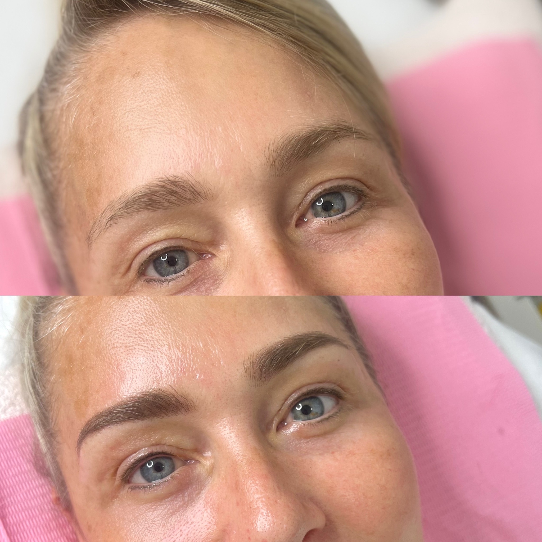 Ombre / Powder Brows composite photograph, shown intact