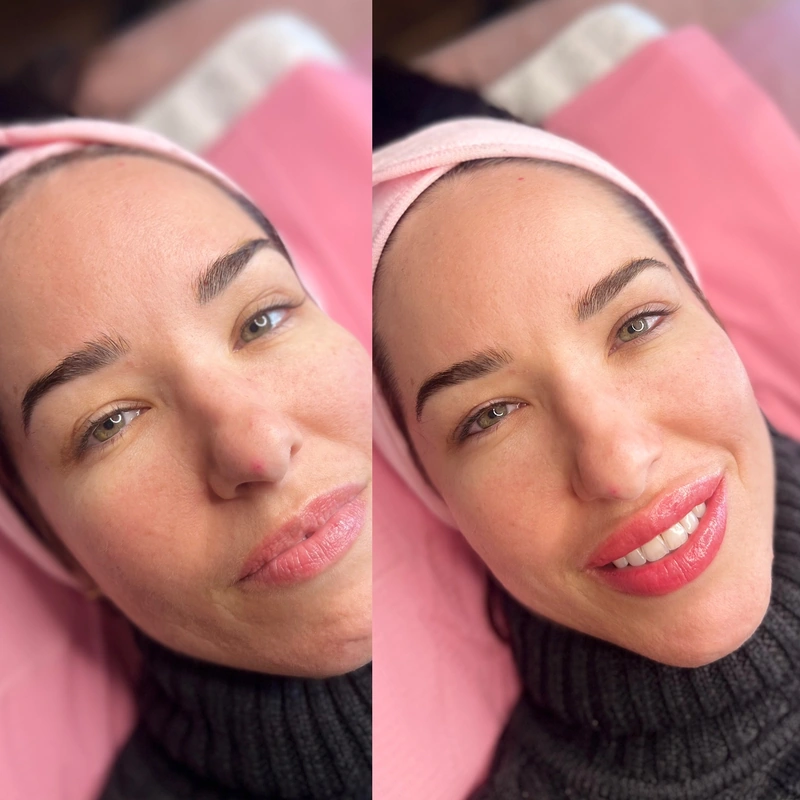 Lip Blush and Inner Eyeliner photograph shown intact at its original proportions