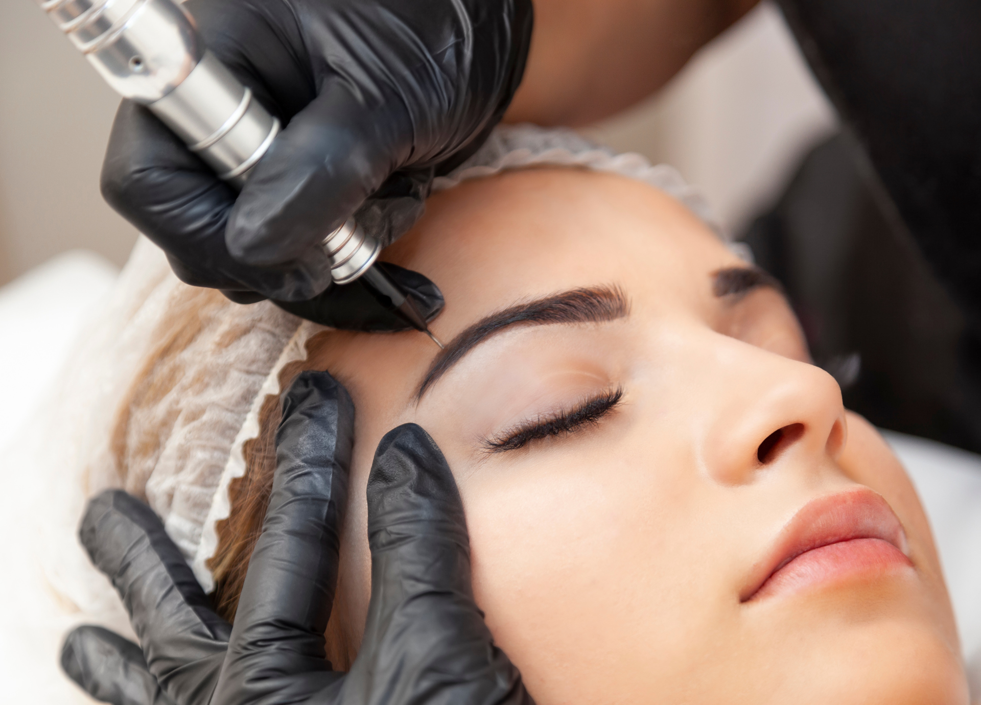 Permanent makeup for brows, lips and eyes