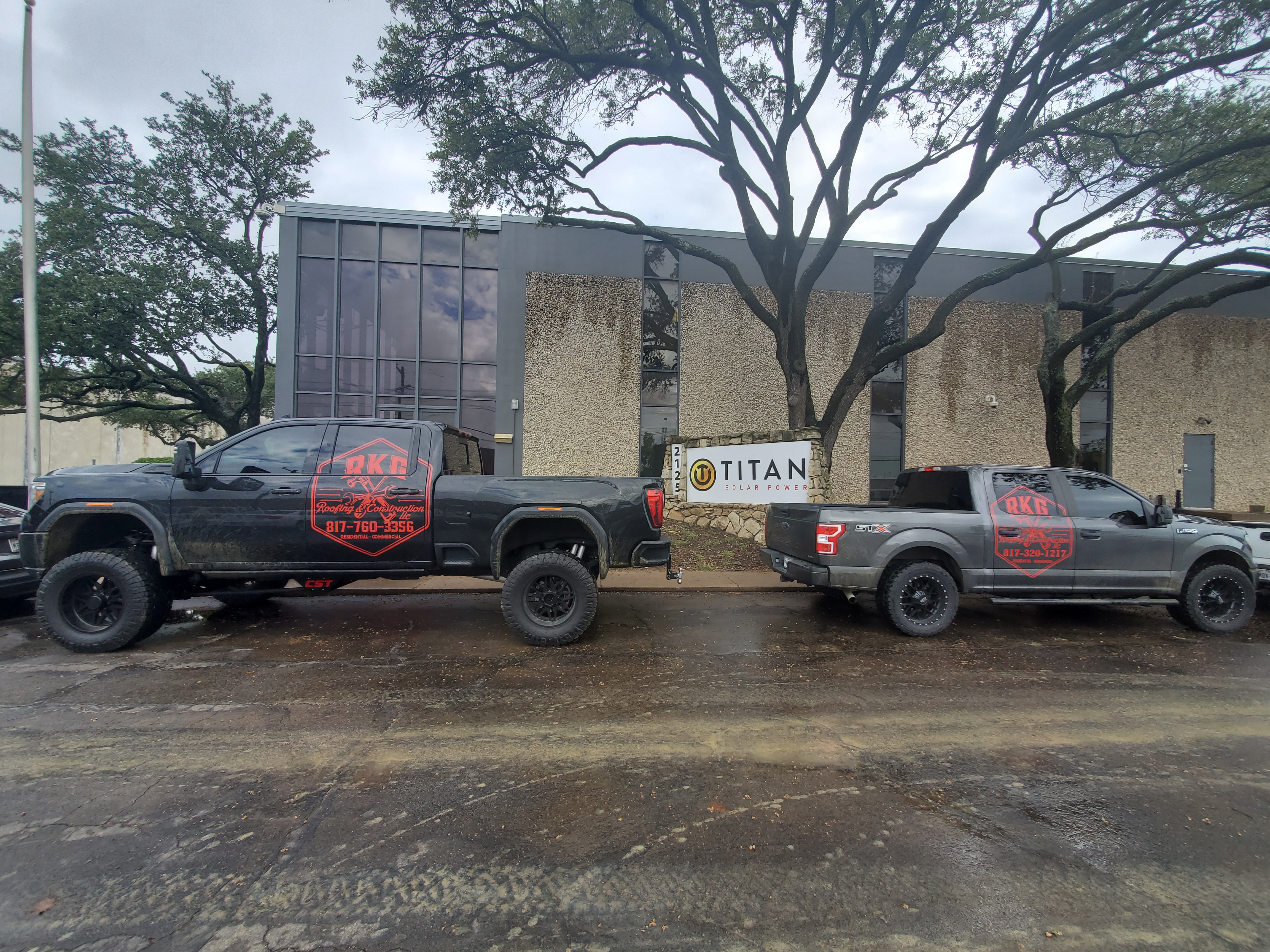 Wimberley Solar and RKG Roofing visit Titan Solar Power. Titan Solar Power is one of Wimberley Solar's proud partners in bringing solar to the Wimberley, Texas community.