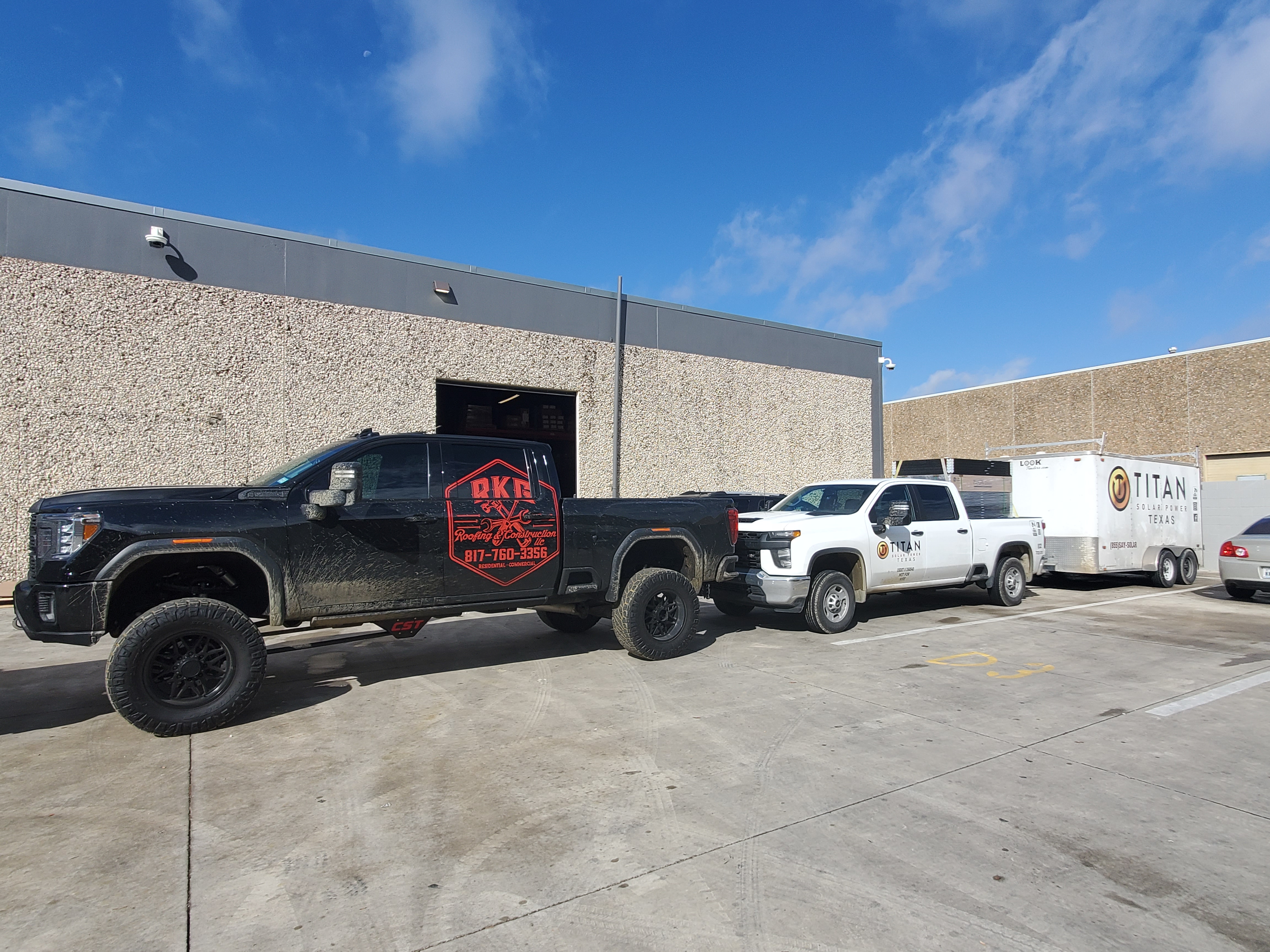 Wimberley Solar and RKG Roofing visit Titan Solar Power. Titan Solar Power is one of Wimberley Solar's proud partners in bringing solar to the Wimberley, Texas community.