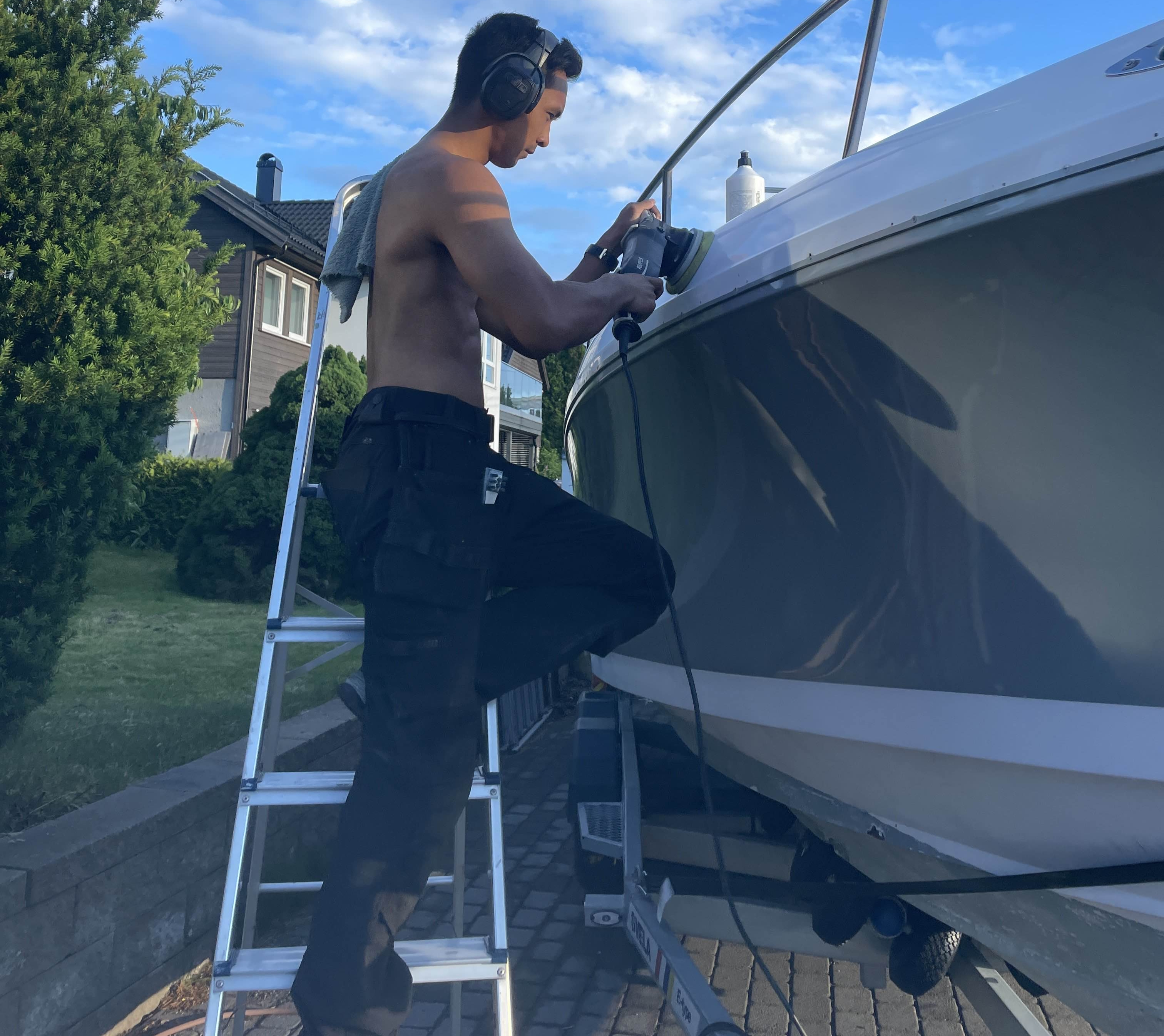 Båtpolering in Tønsberg