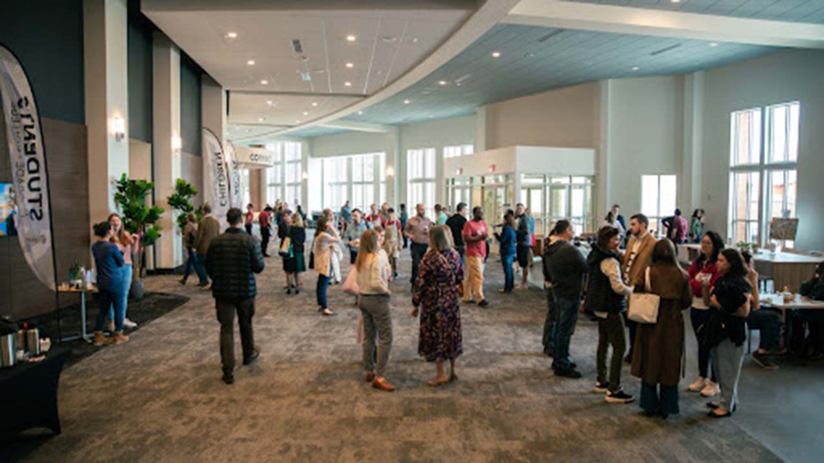 Columbia Church lobby and gathering space
