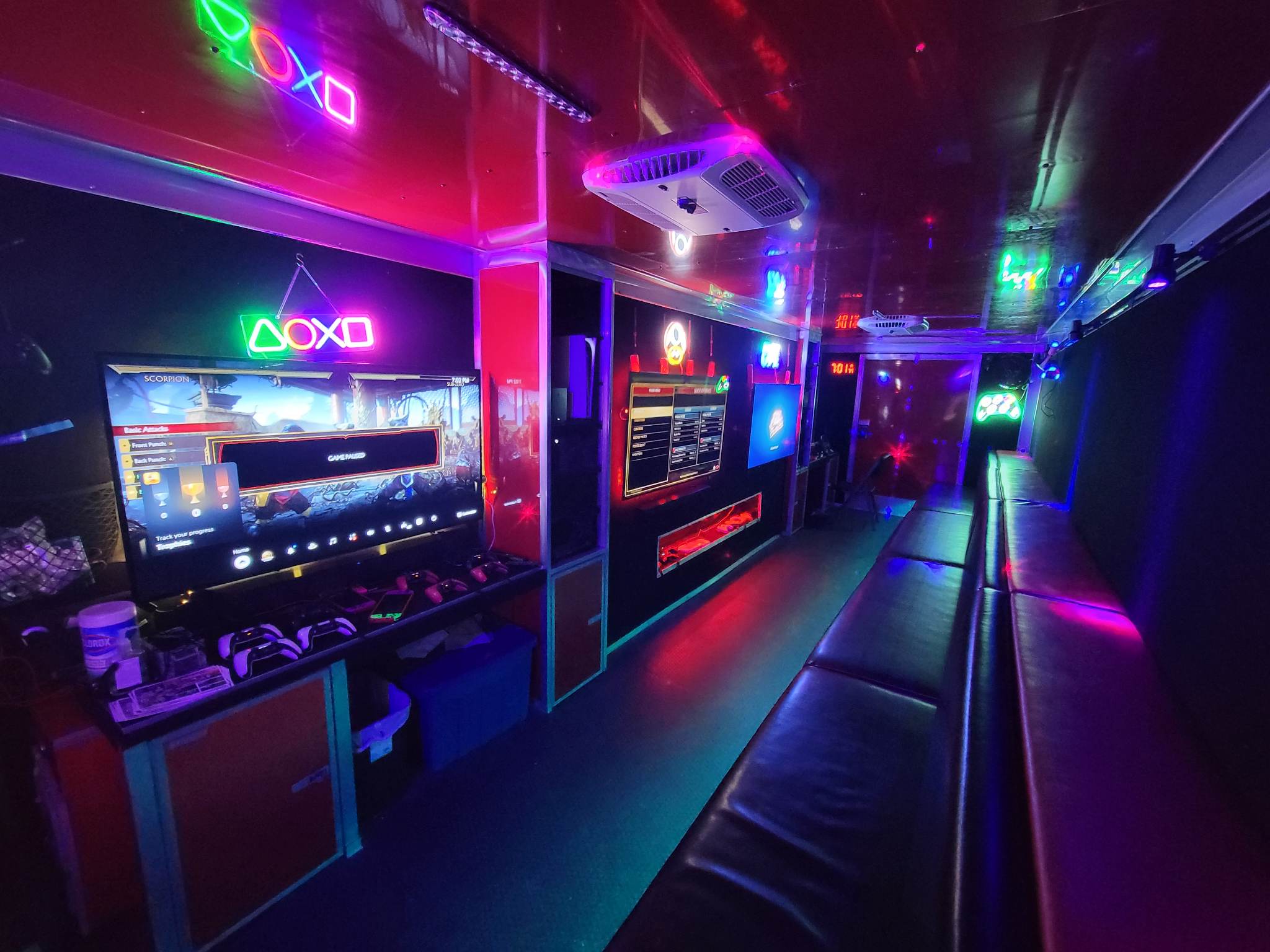 Inside the Me 2 You Game Truck