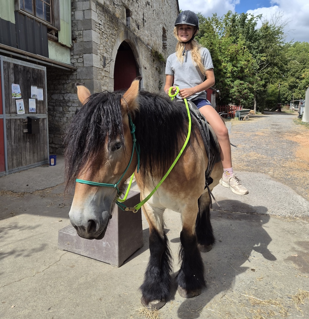 Enfants de 8 à 12 ans en stage à la ferme
