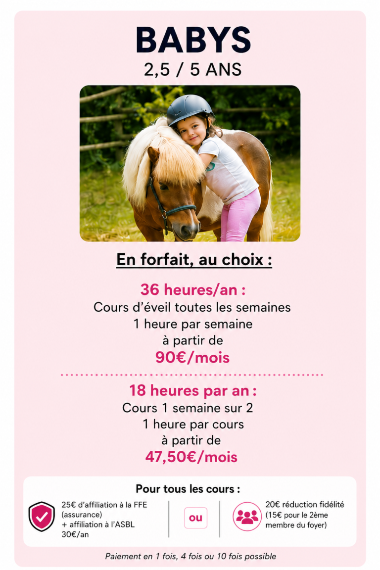Baby poney