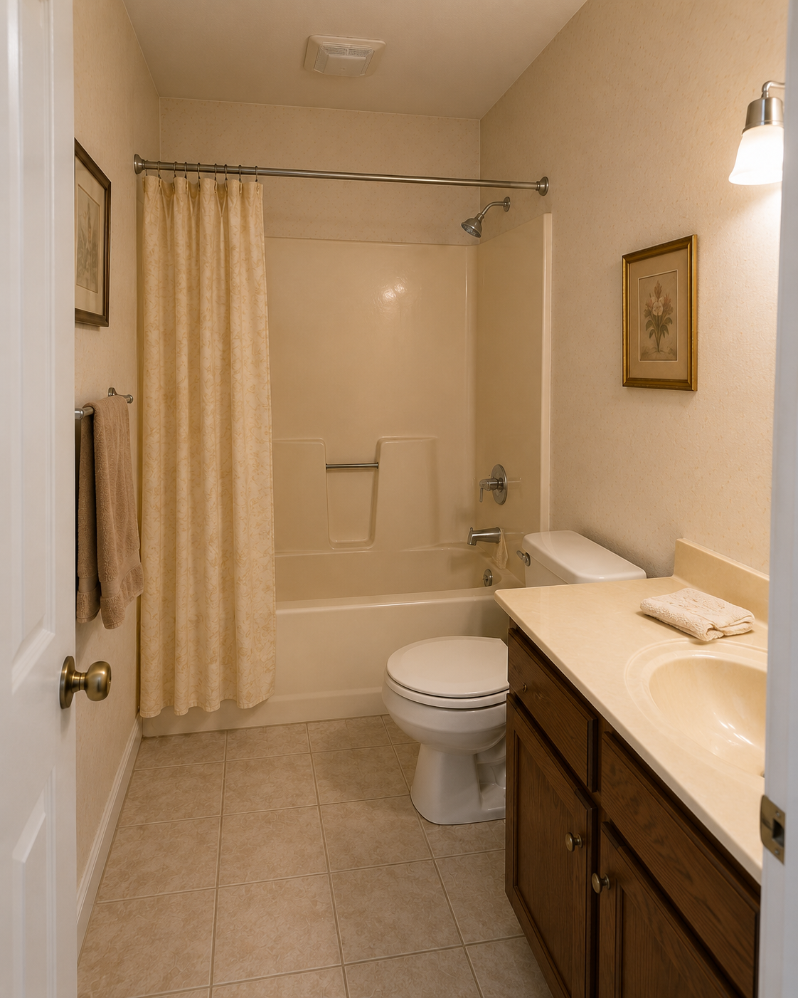 Bathroom before remodel