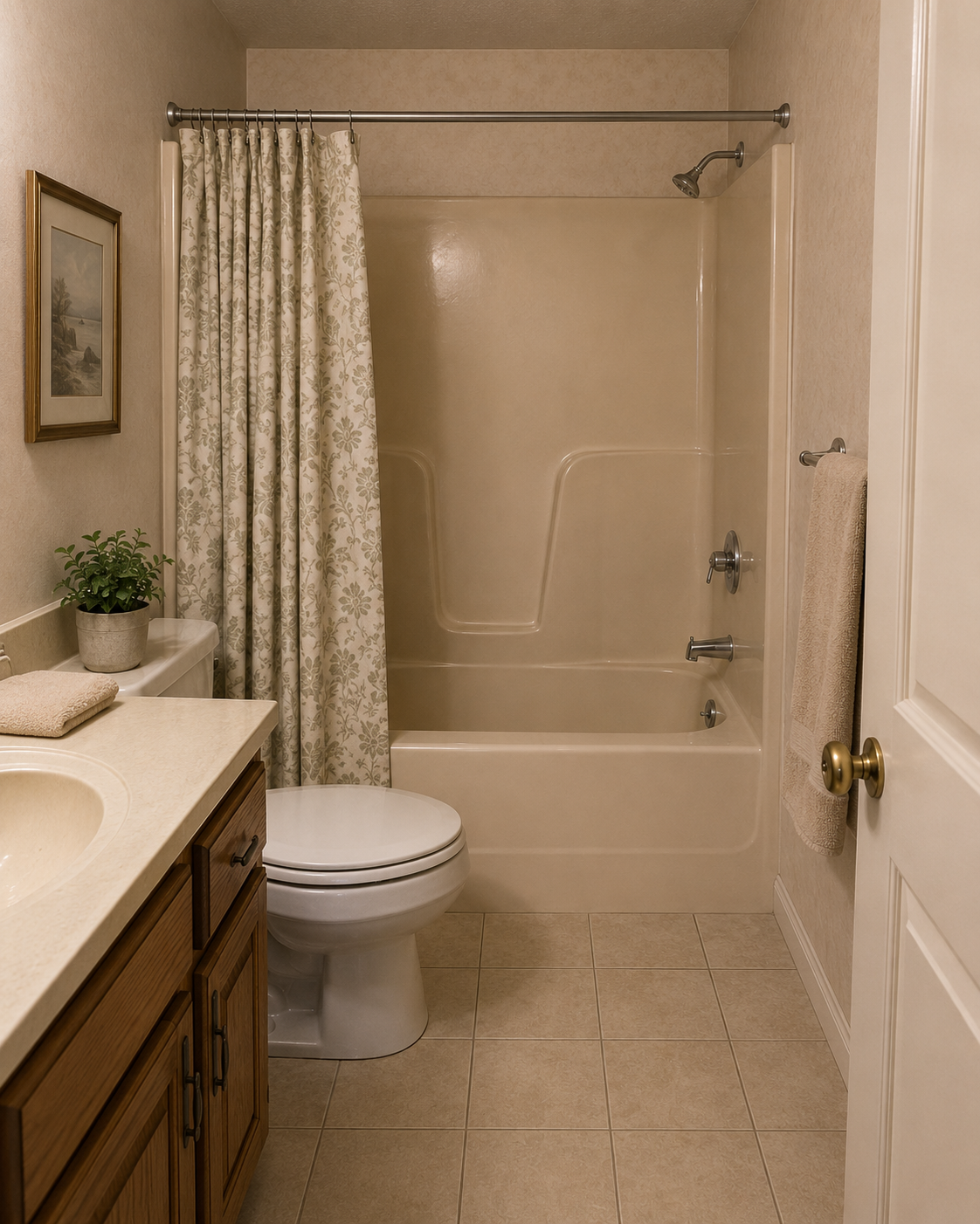 Bathroom before remodel