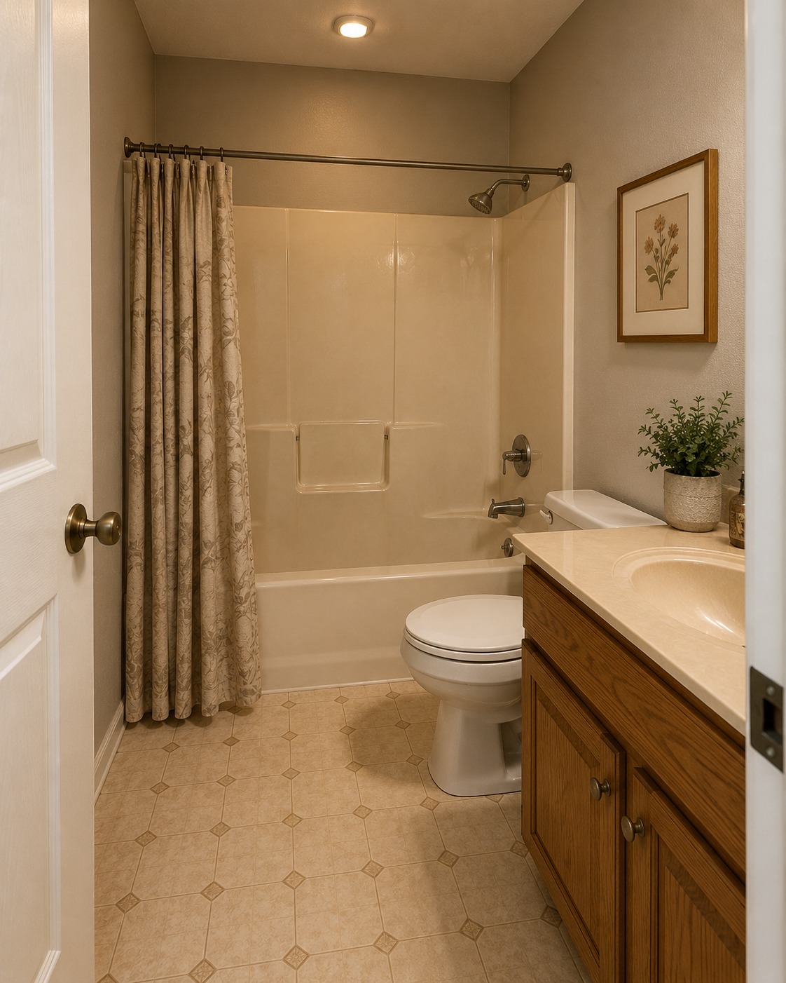 Bathroom before remodel