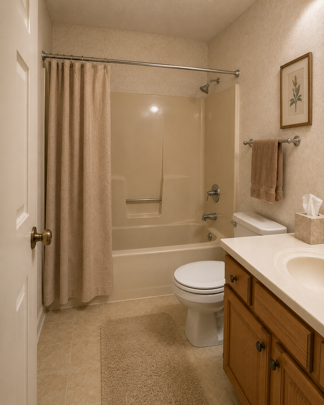 Bathroom before remodel