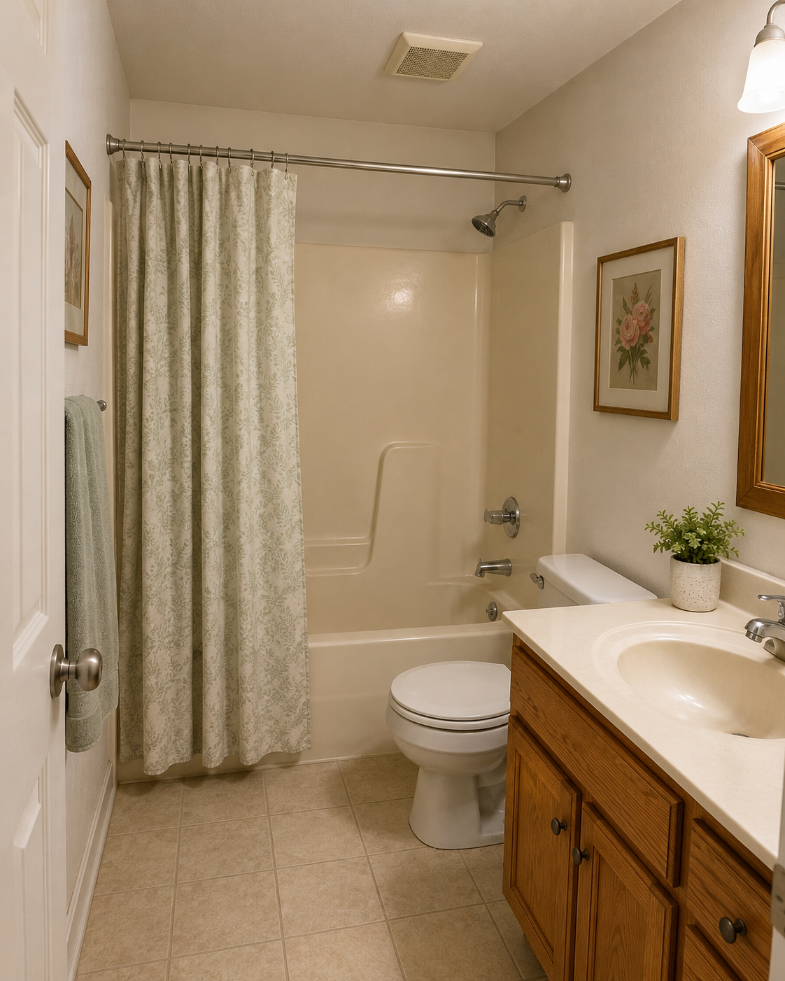 Bathroom before remodel
