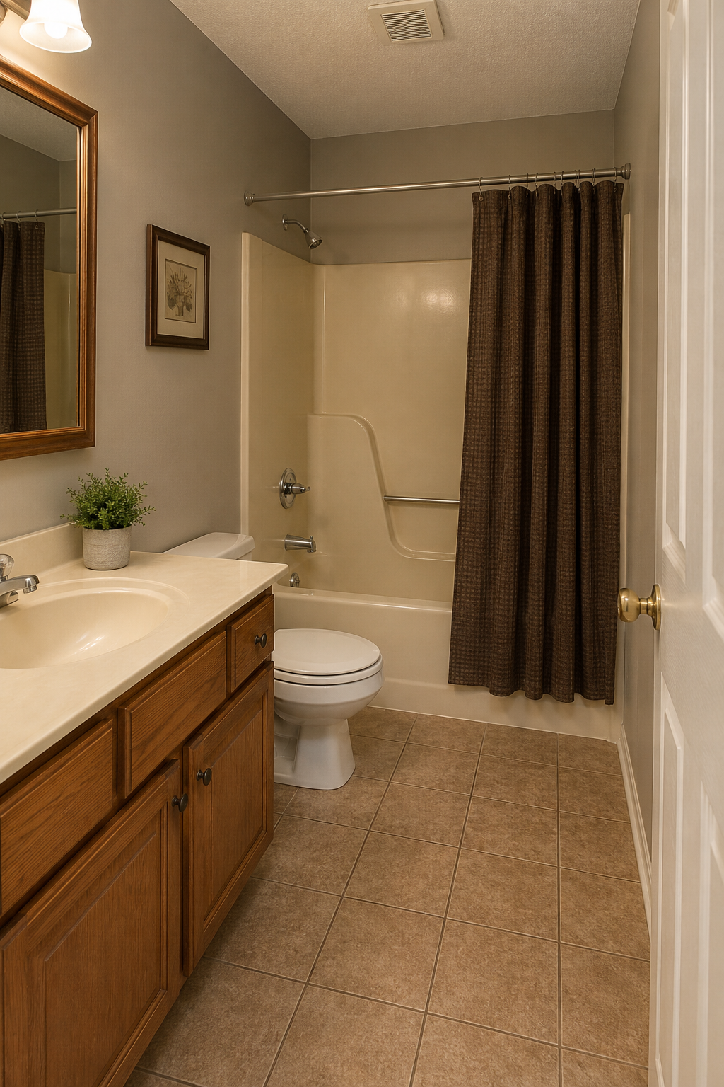 Bathroom before remodel