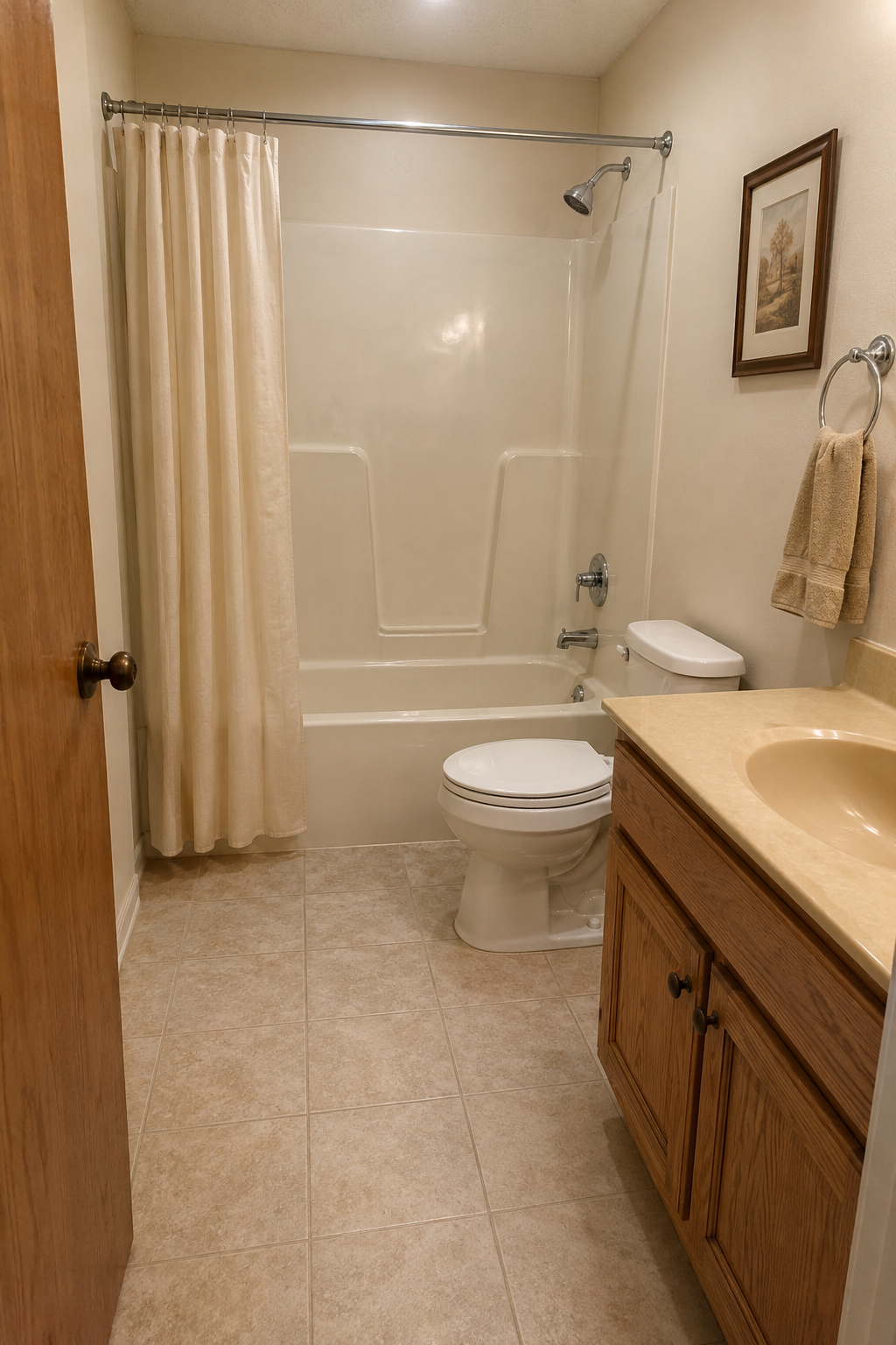 Bathroom before remodel