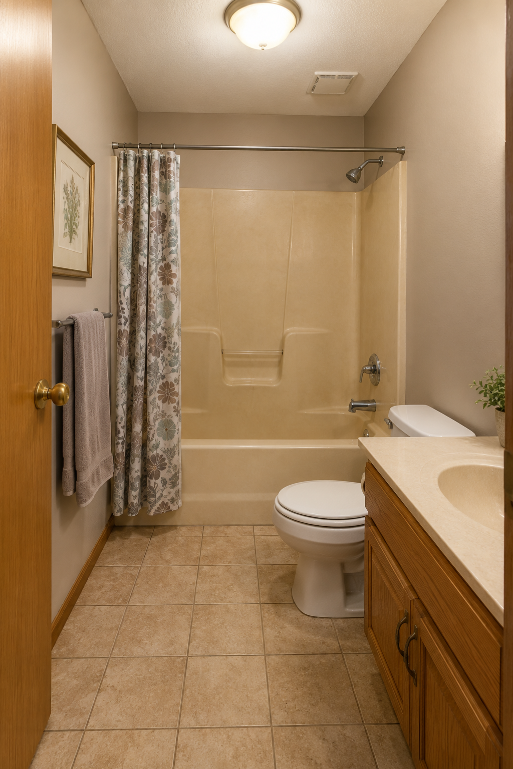Bathroom before remodel