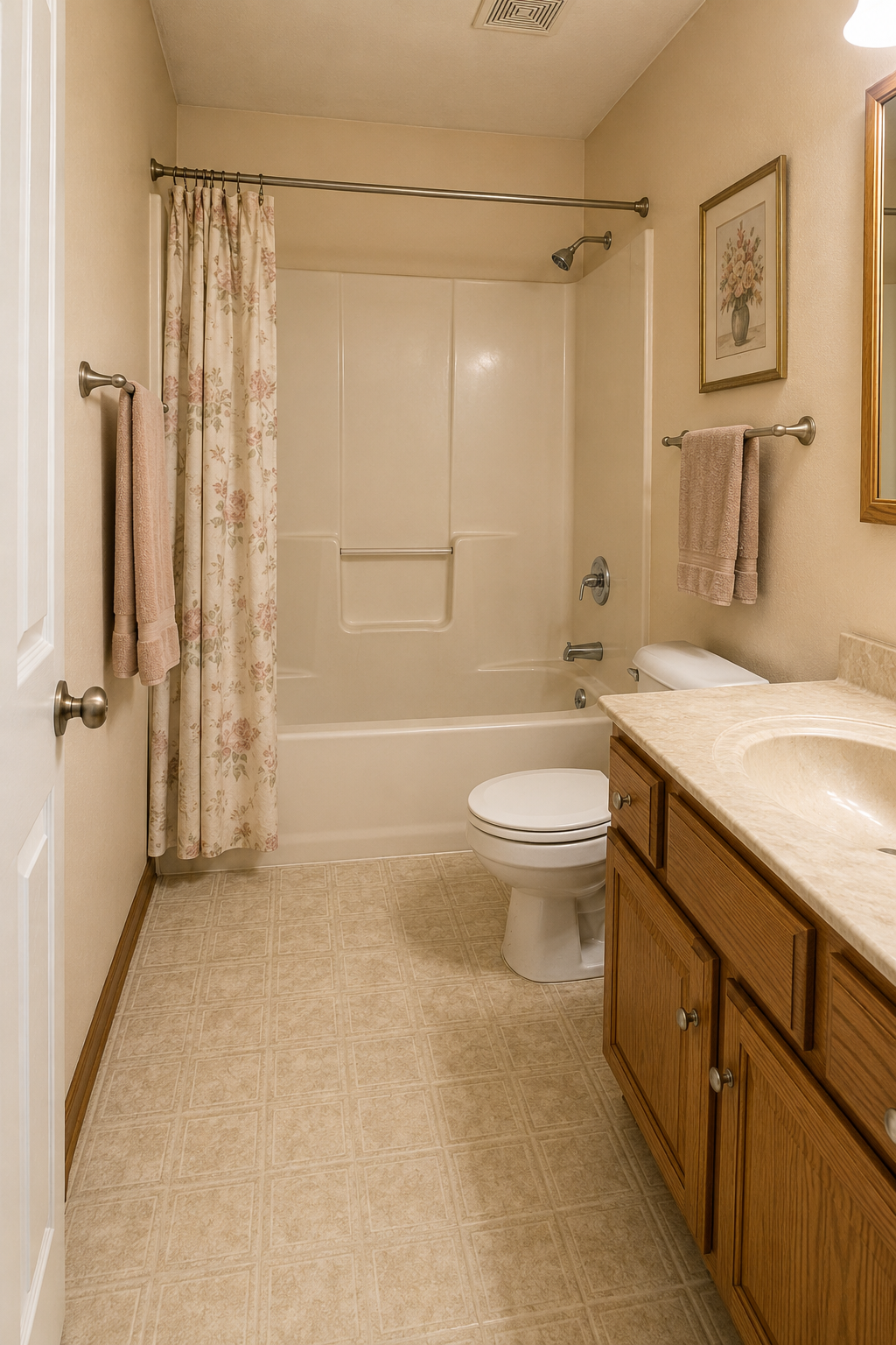Bathroom before remodel