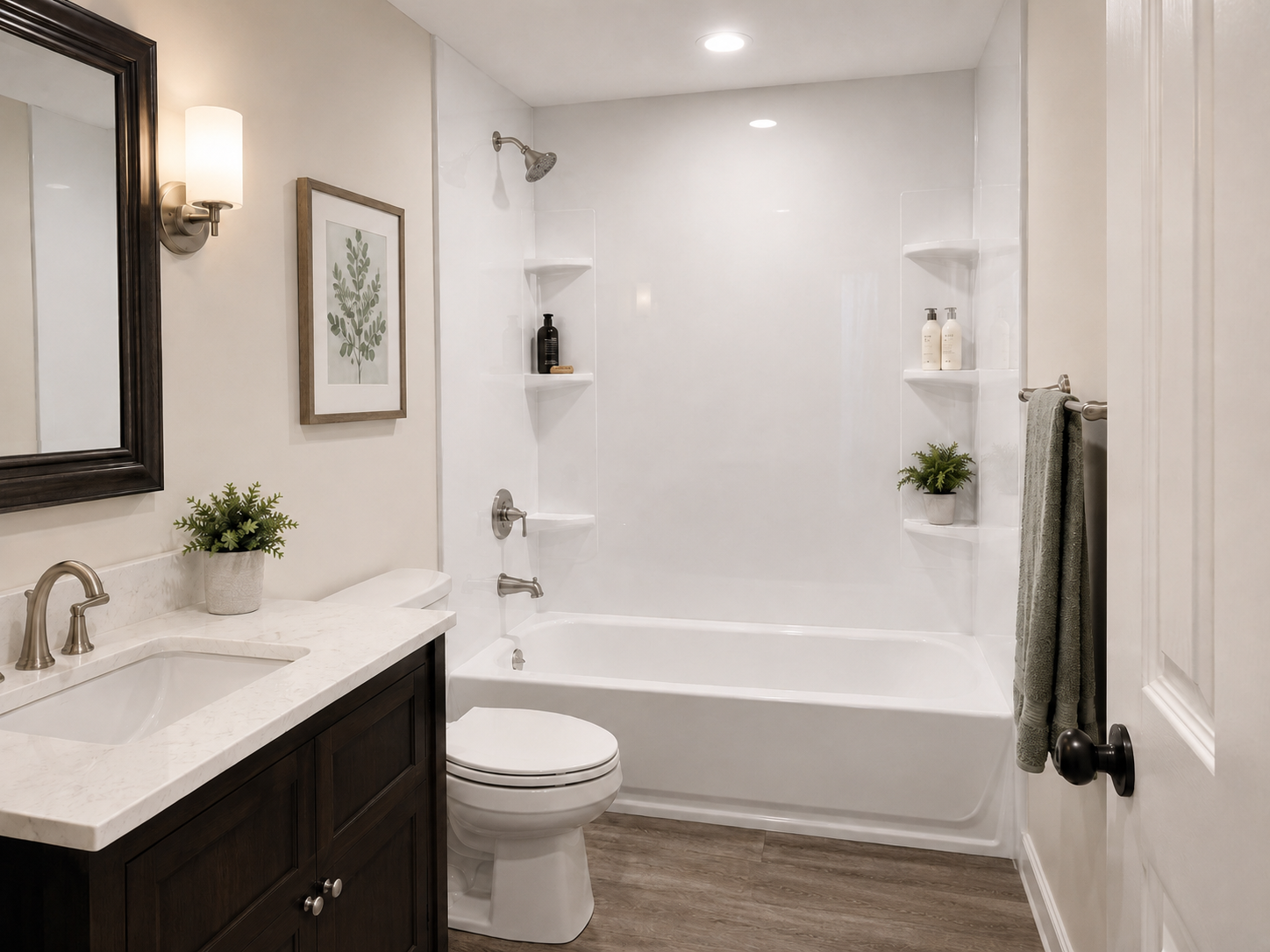 Bathroom after remodel