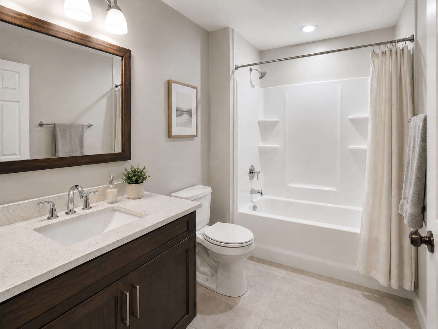 Bathroom after remodel