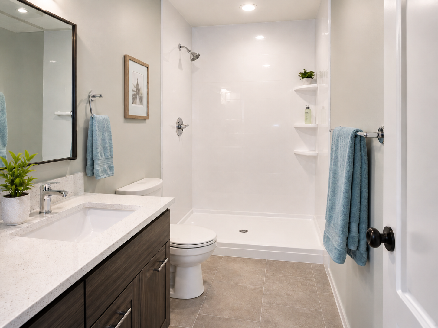 Bathroom after remodel
