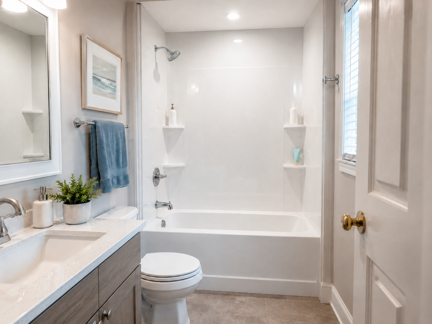 Bathroom after remodel