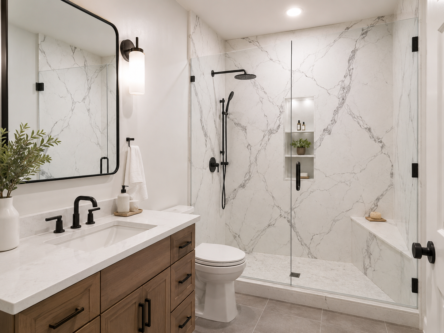 Bathroom after remodel