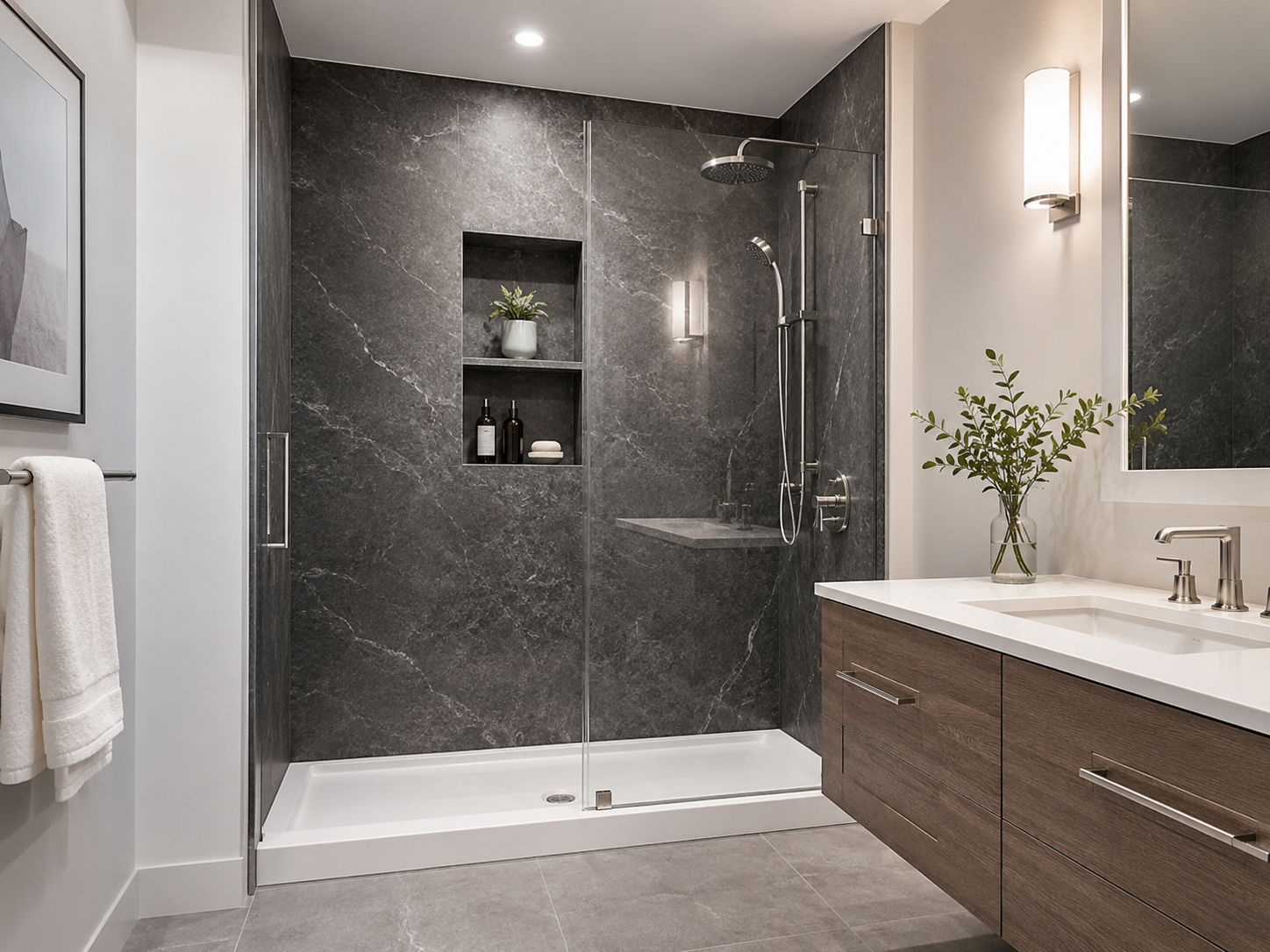 Bathroom after remodel