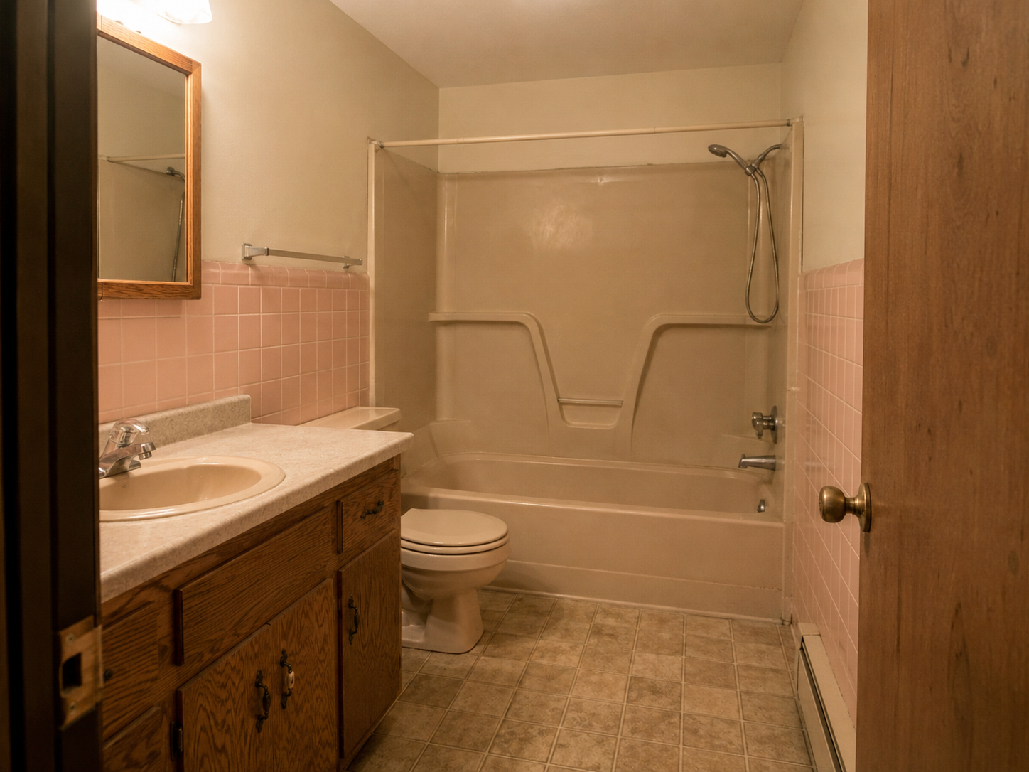 Bathroom before remodel