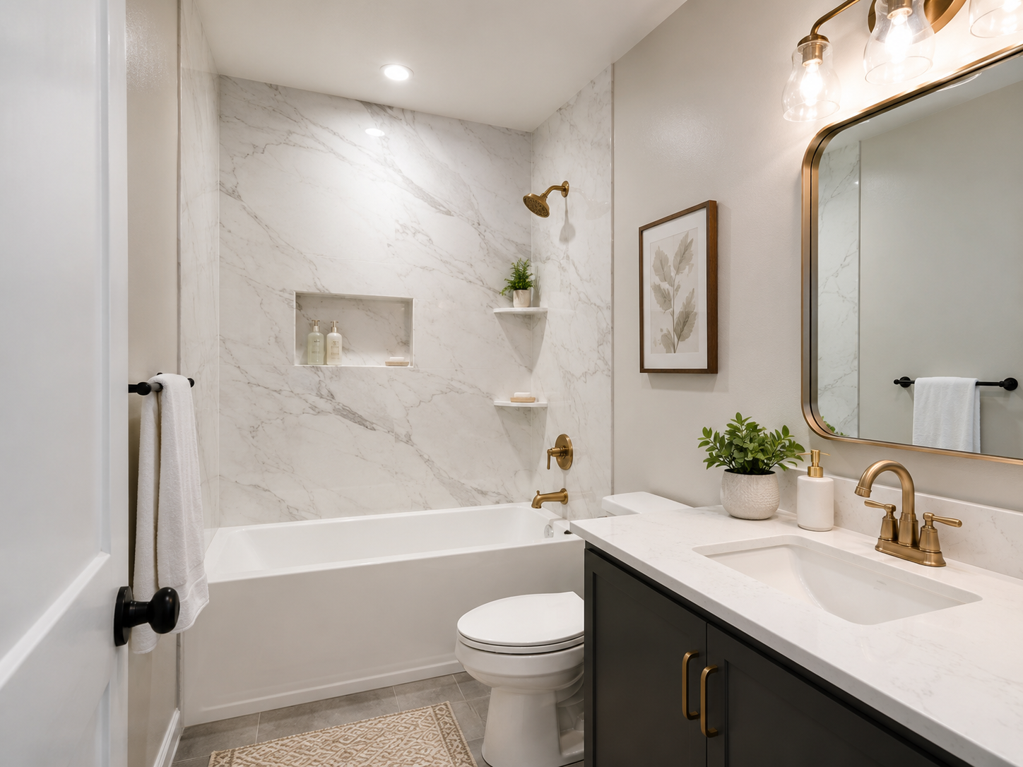 Bathroom after remodel