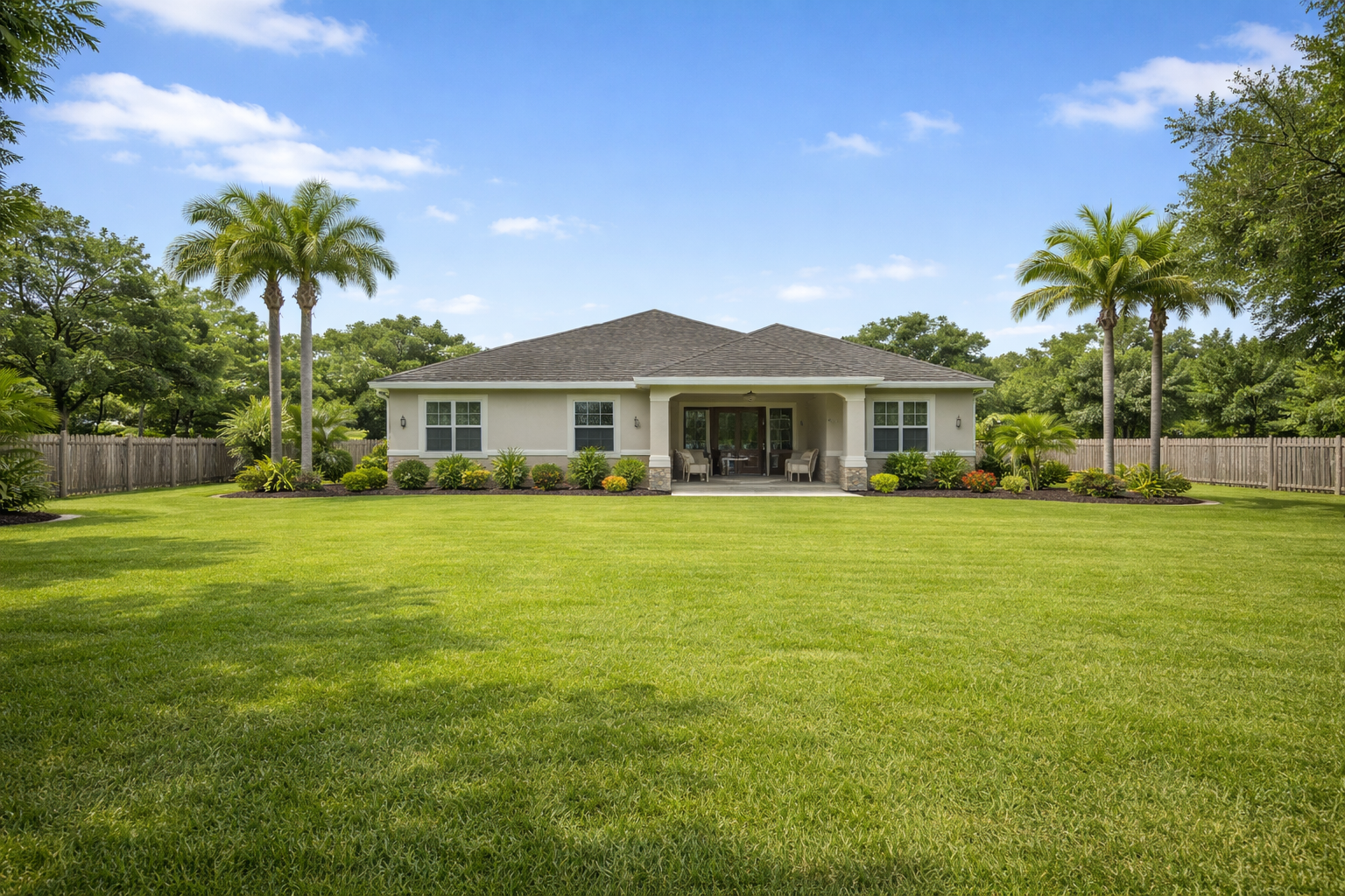 Backyard / rear exterior