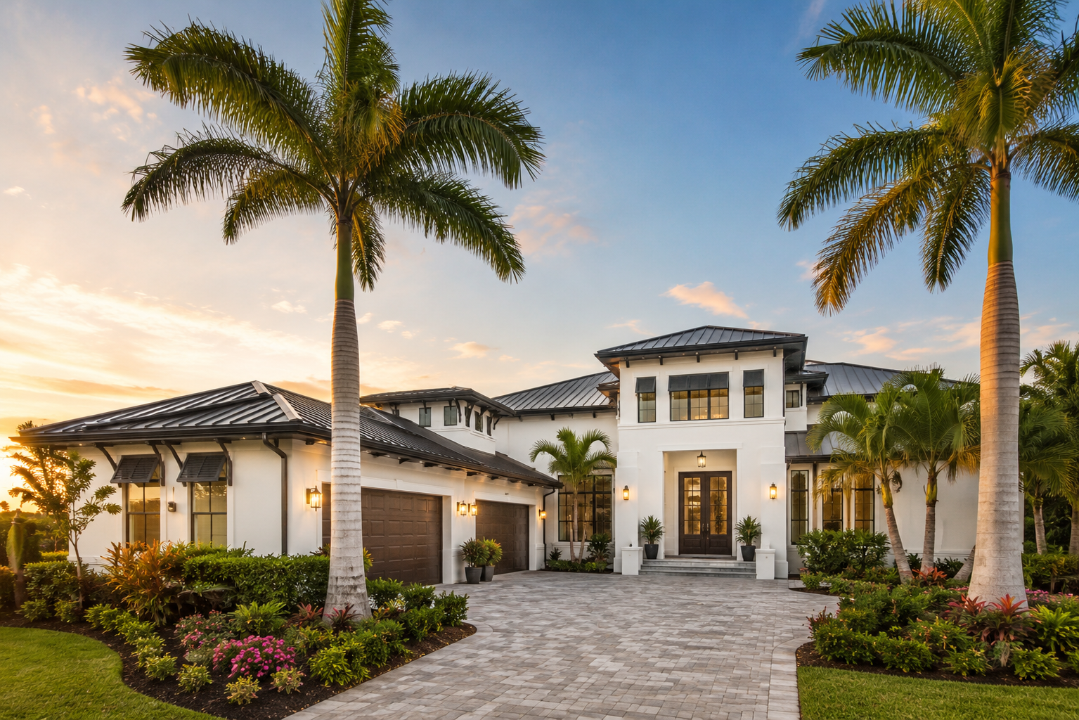 Luxury Florida home exterior