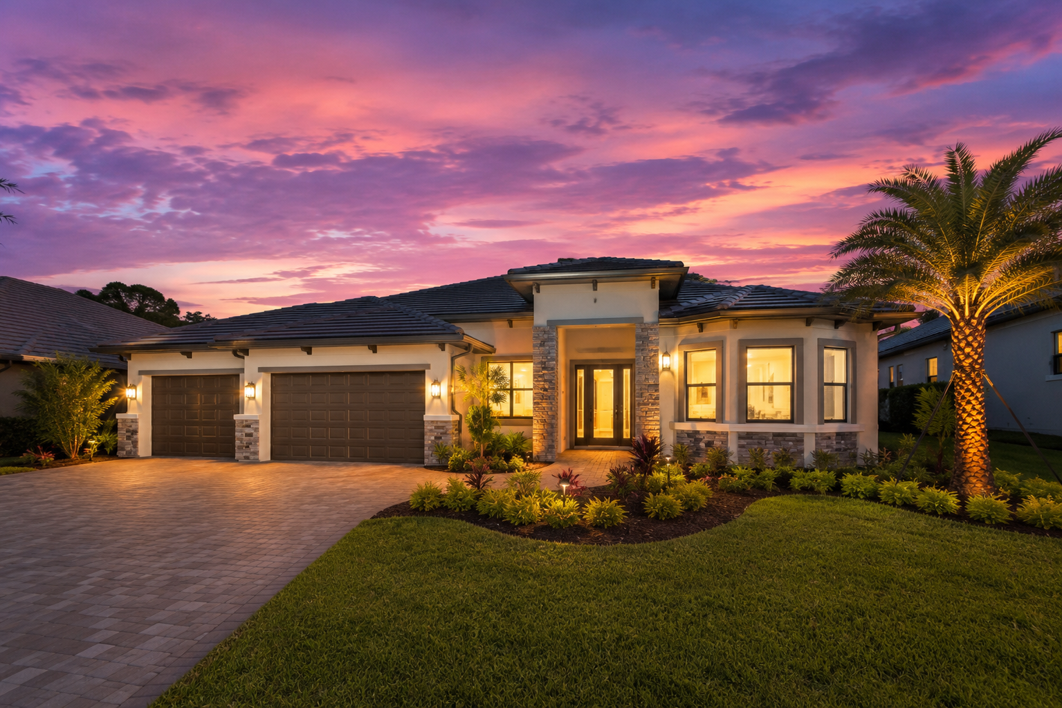 Twilight exterior