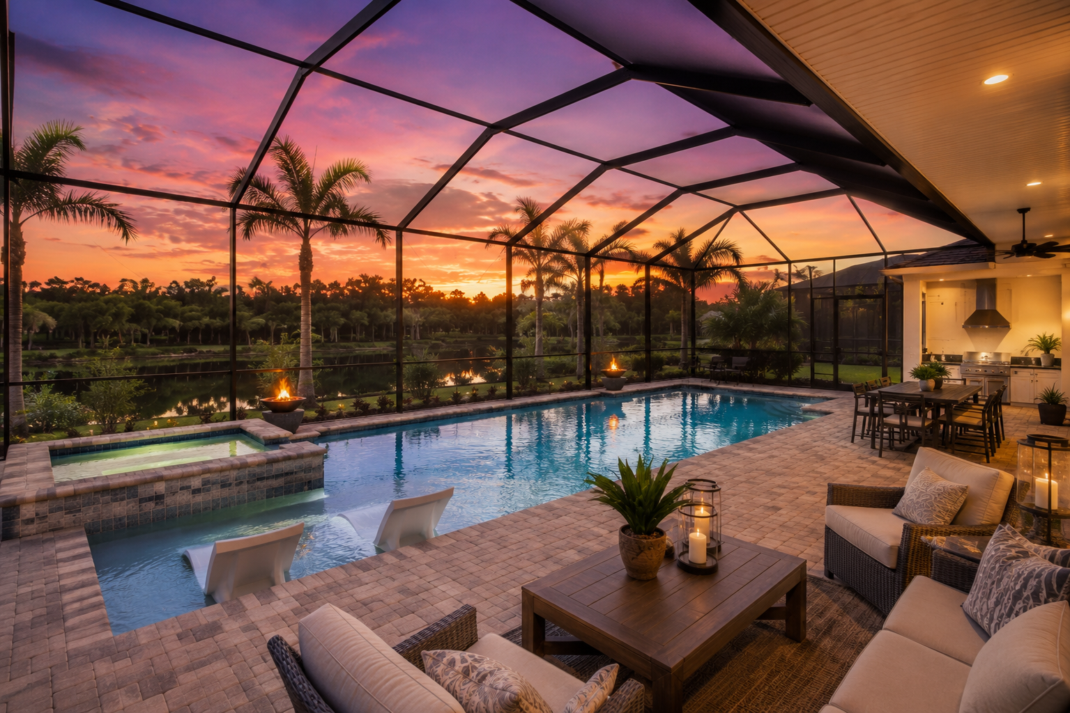 Pool and lanai