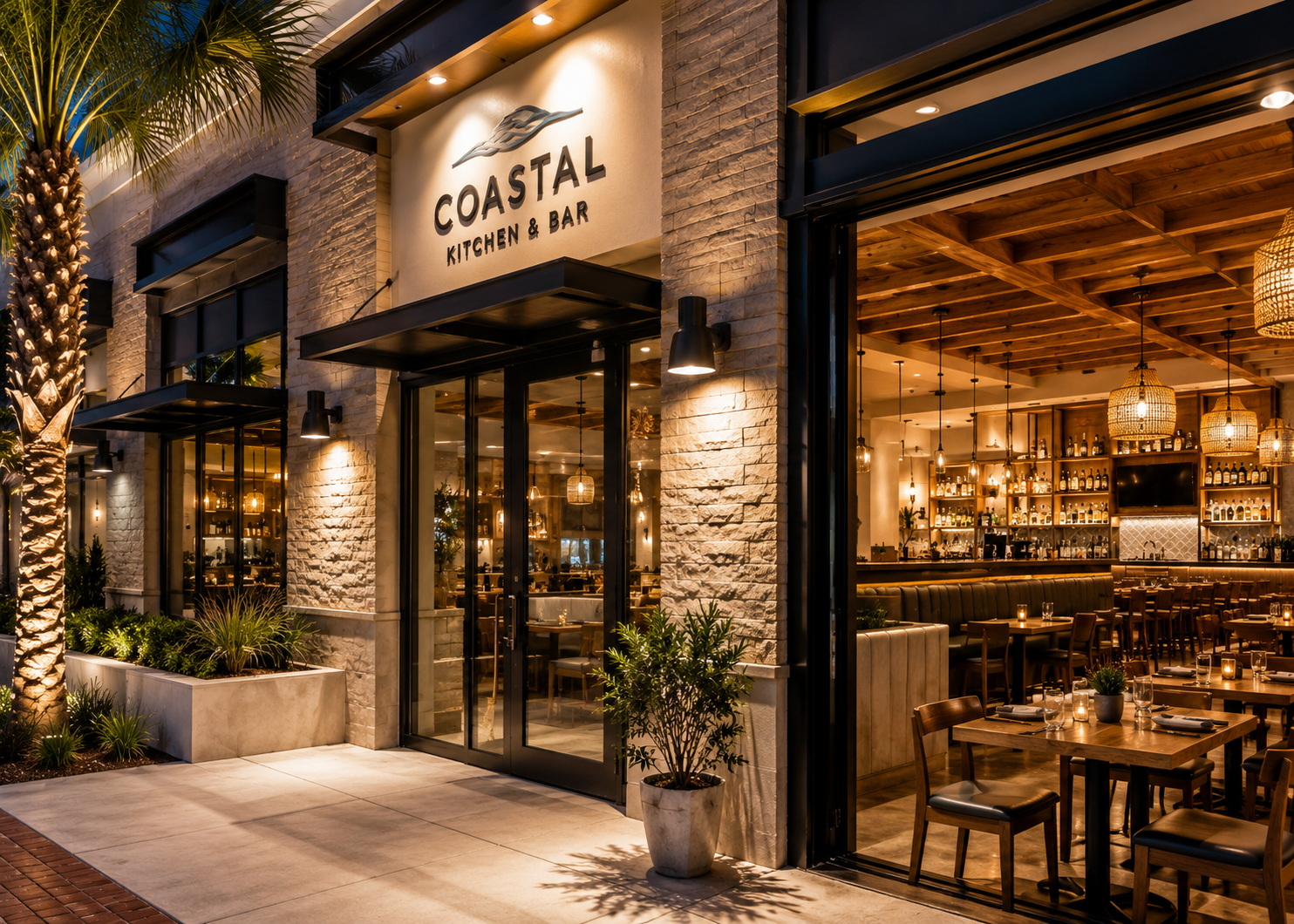 Commercial retail or restaurant property