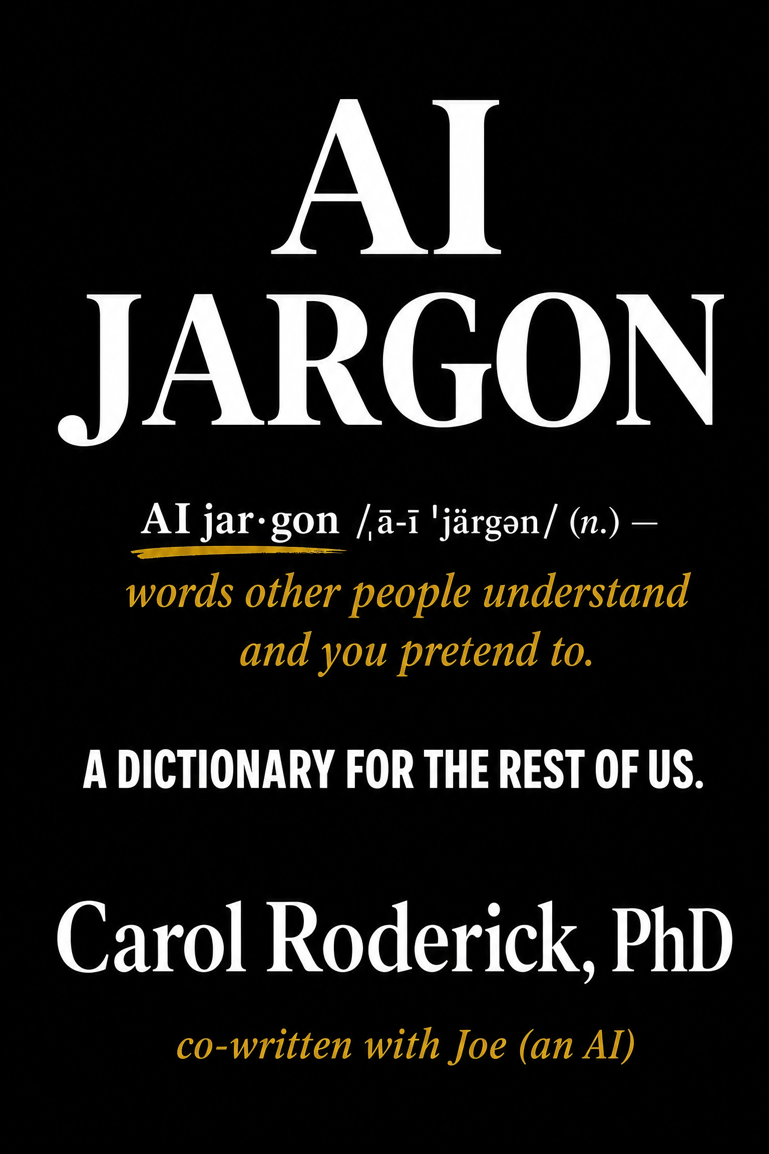 AI Jargon: A Dictionary for the Rest of Us, book cover