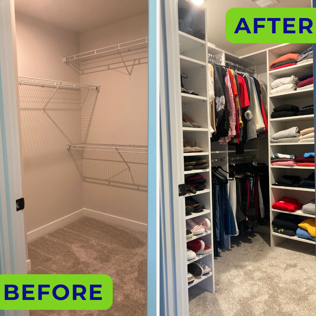 Captain Closet before and after transformation 4