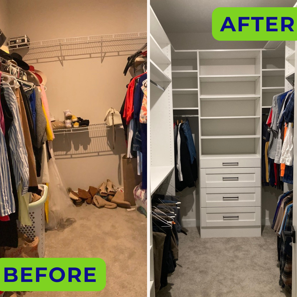 Captain Closet before and after transformation 3