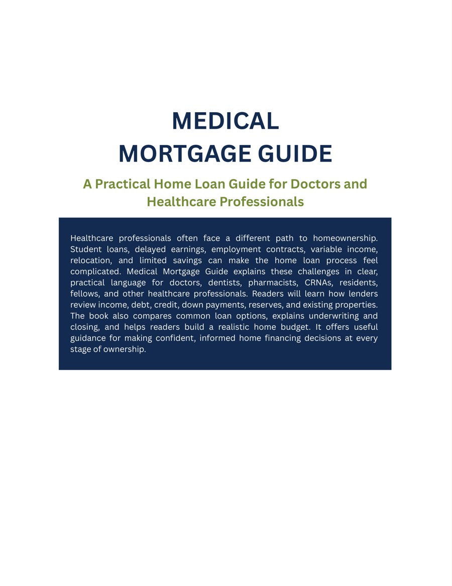 Back cover of Medical Mortgage Guide