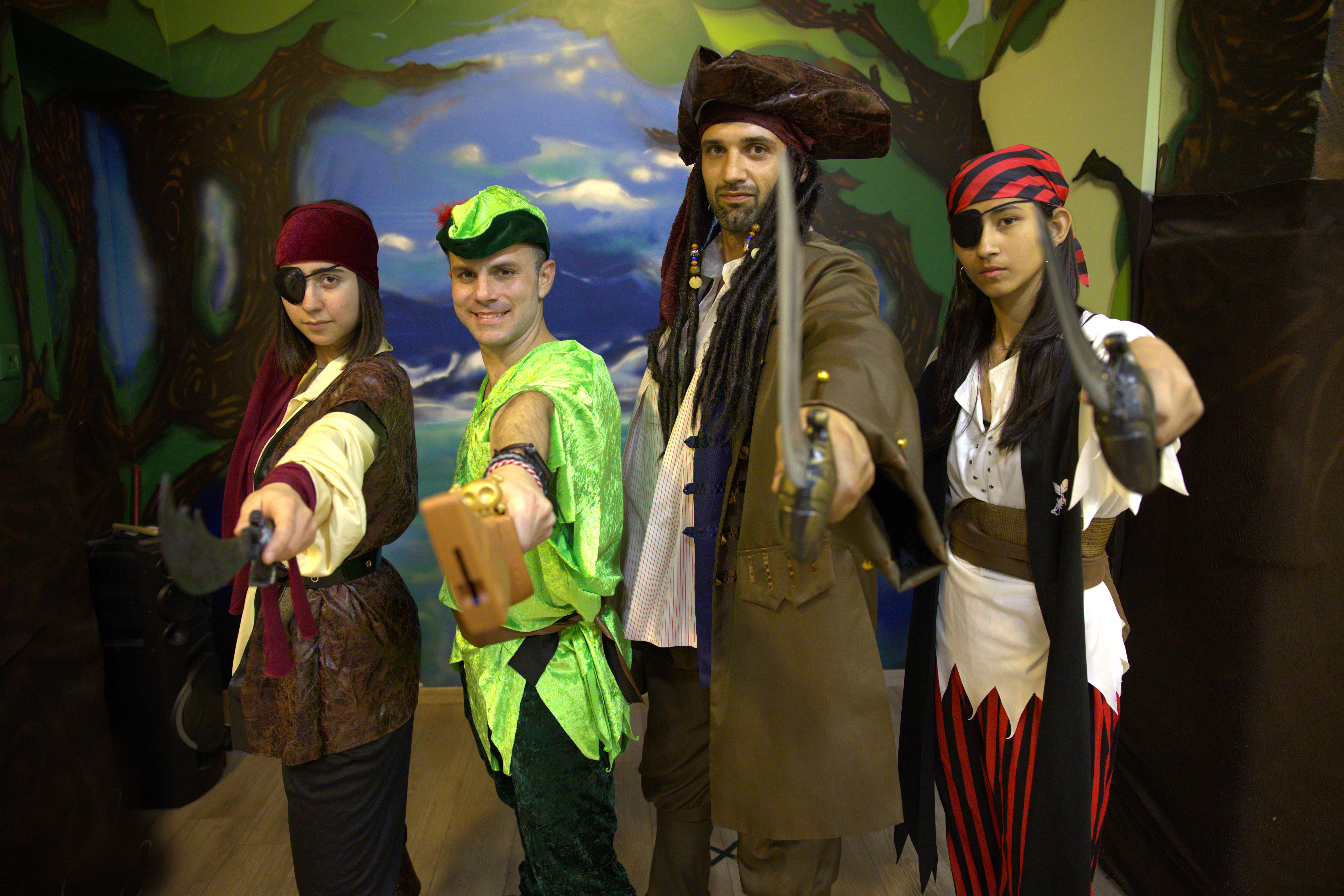 Στολές πειρατών και Peter Pan