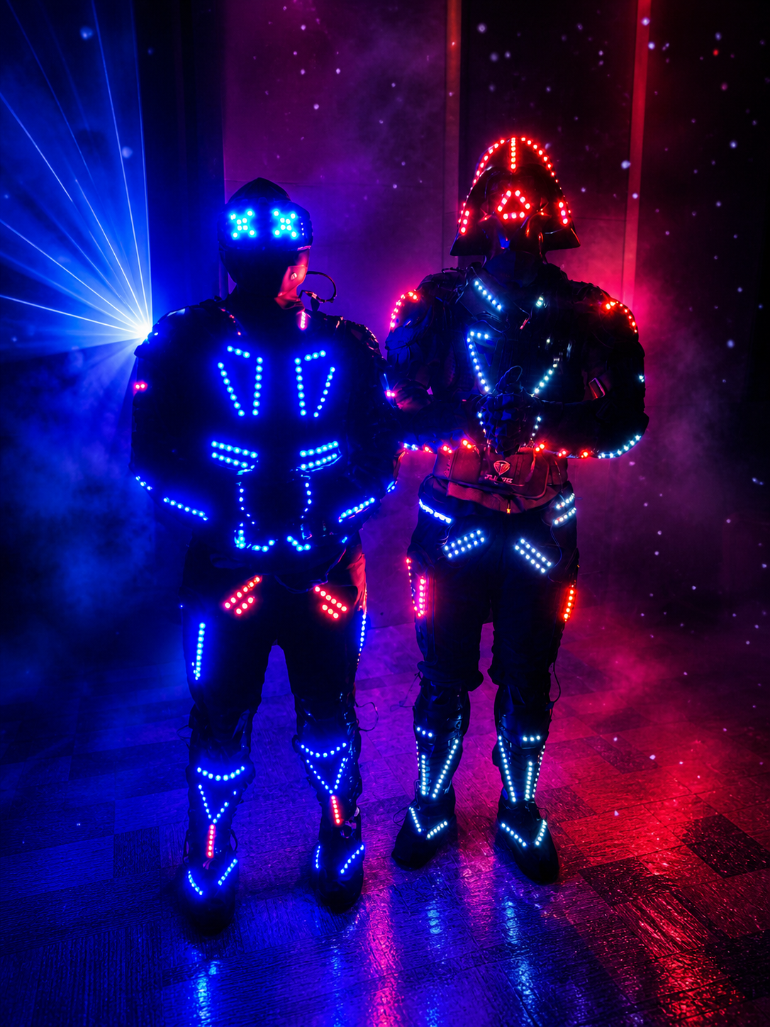 LED show στολές με φωτισμό