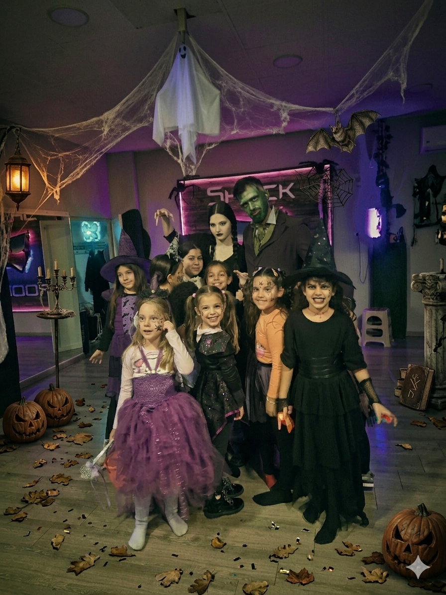 Halloween party με στολές και διακόσμηση