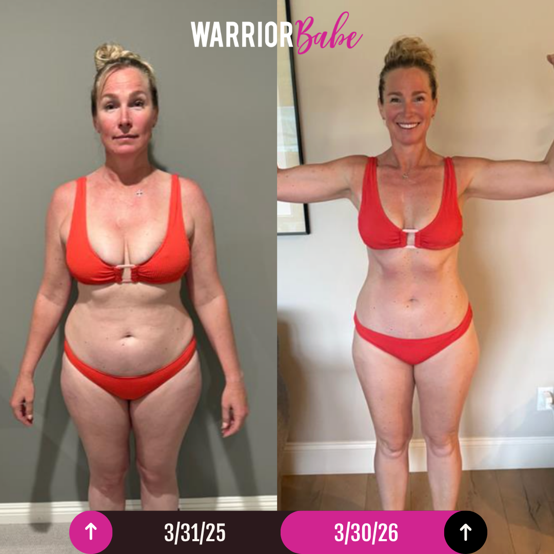 WarriorBabe member before and after