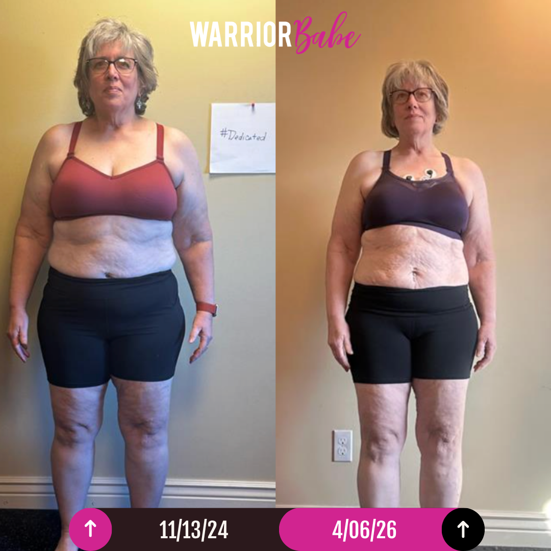 WarriorBabe member before and after