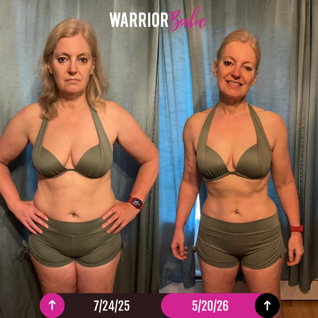 WarriorBabe member before and after